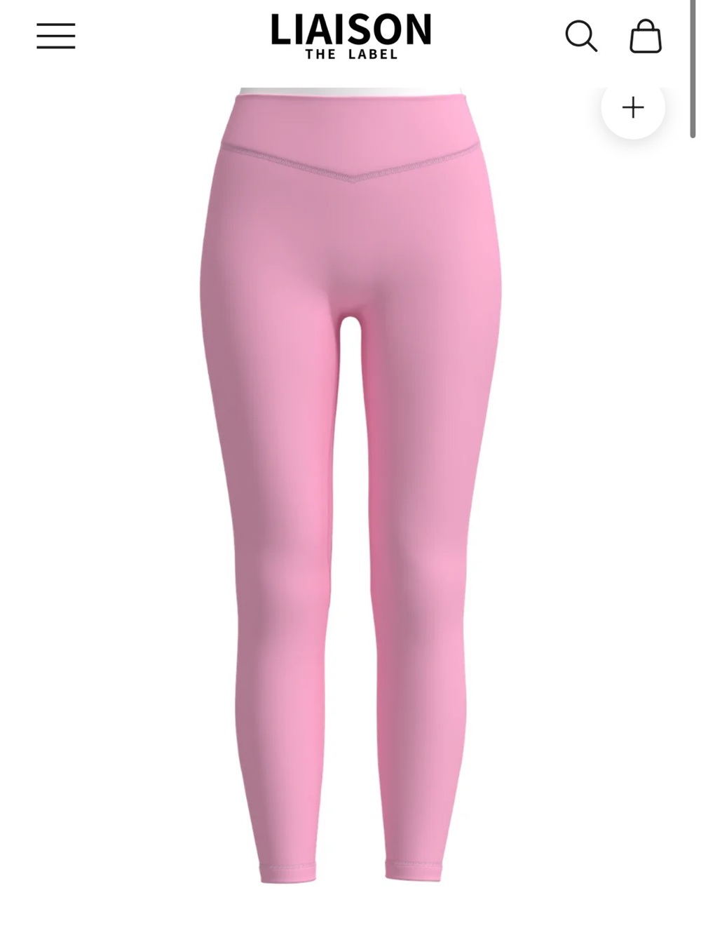 Liaison The label petal pink sculpt pant